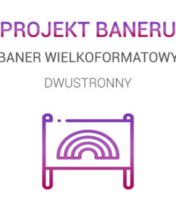 Baner wielkoformatowy dwustronny