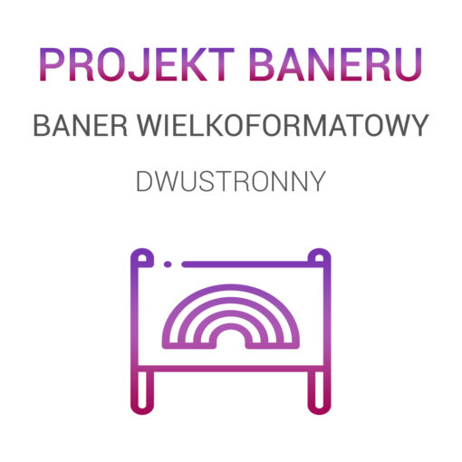 Baner wielkoformatowy dwustronny