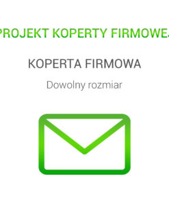 Projekt graficzny koperty firmowej