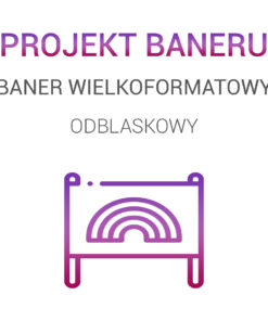 Baner wielkoformatowy odblaskowy