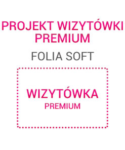 Wizytówka PREMIUM folia soft