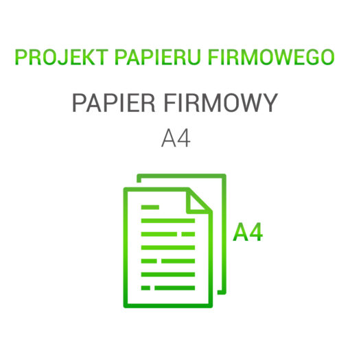 Papier firmowy A4