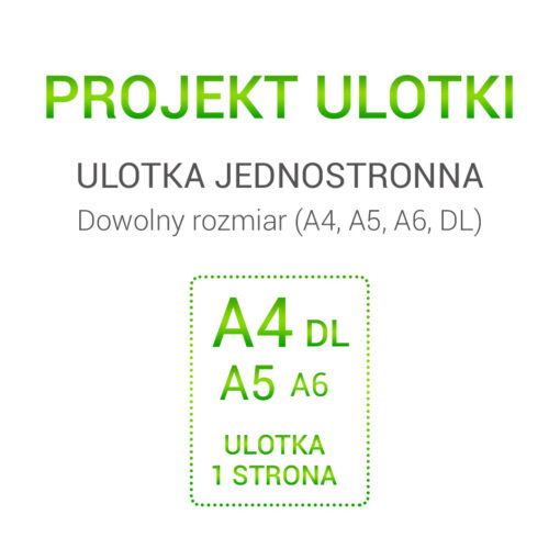 ULOTKA jednostronna