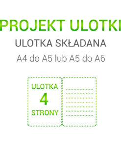 ULOTKA składana A4 do A5