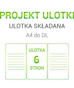 ULOTKA składana A4 do DL