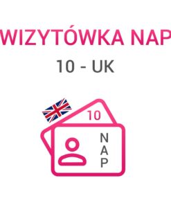 wizytówki NAP 10 UK