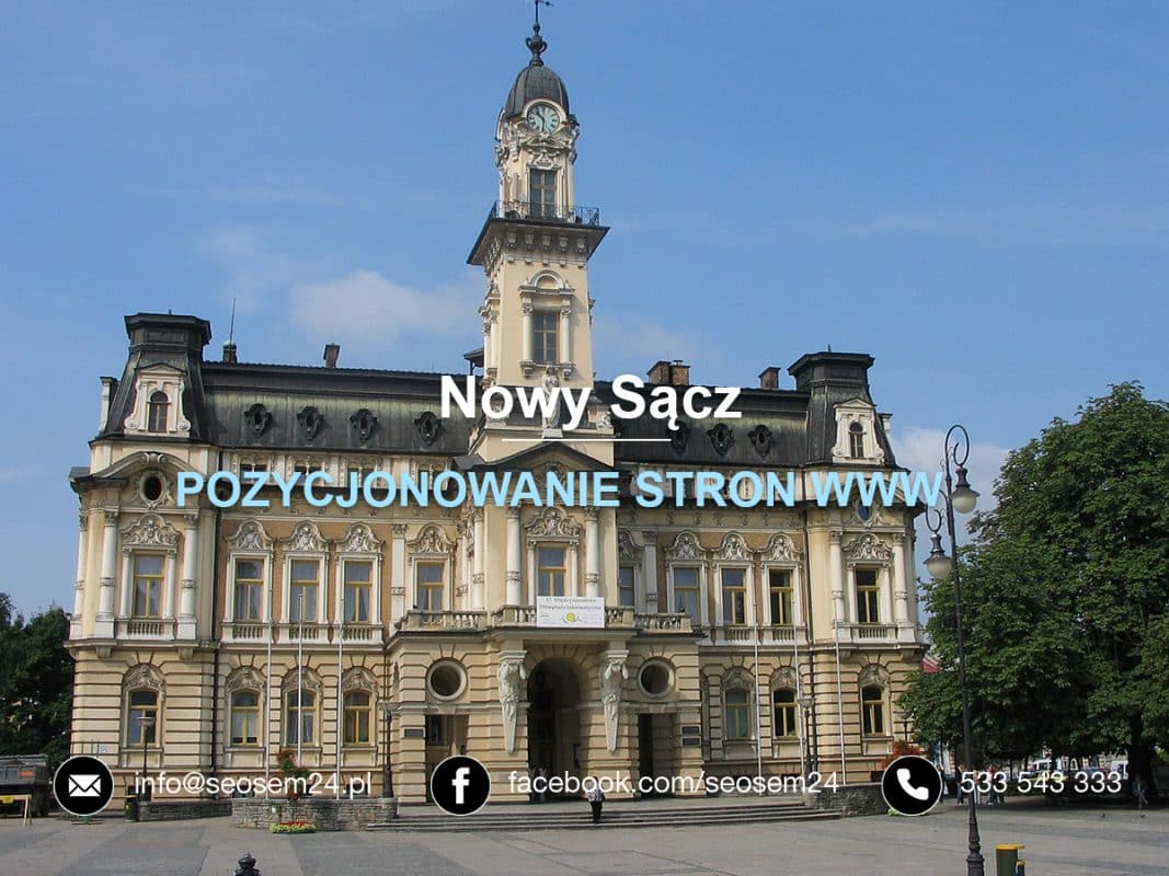 Pozycjonowanie stron www Nowy Sącz