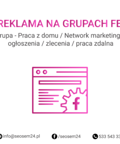 Grupa Facebook - Praca z domu / Network marketing / ogłoszenia / zlecenia / praca zdalna