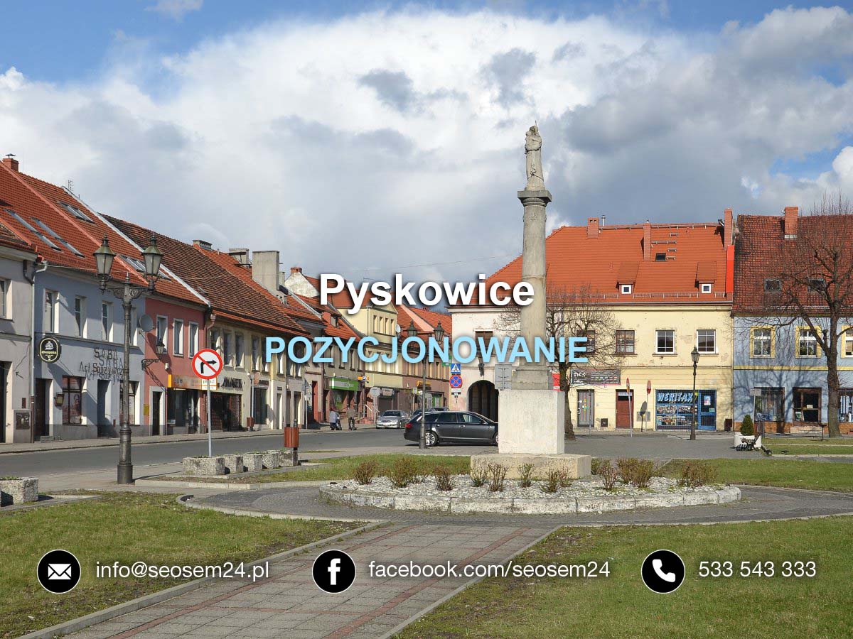 Pozycjonowanie Pyskowice