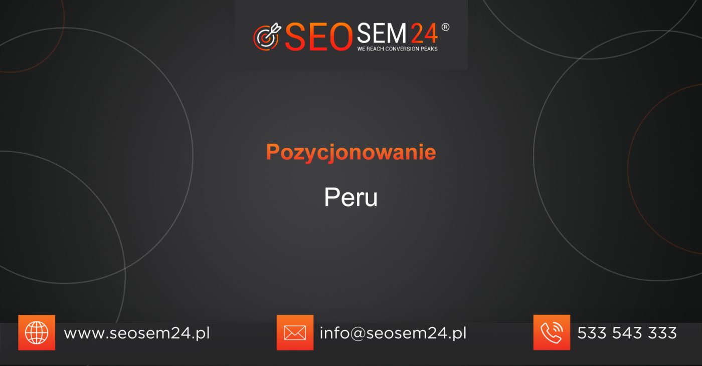 Pozycjonowanie Peru