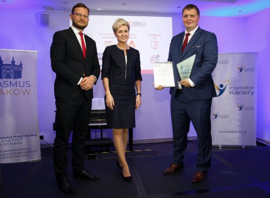Najlepsza agencja SEO w Polsce - Inspirator kariery nagroda