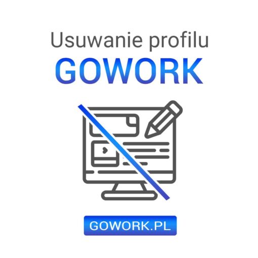 usuwanie profilu gGoWork