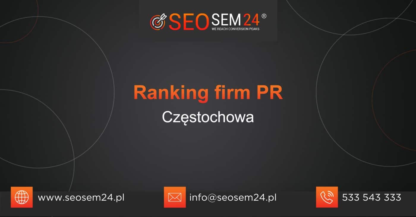 Ranking firm PR w Częstochowej