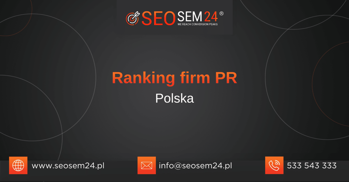 Ranking firm PR w Polsce
