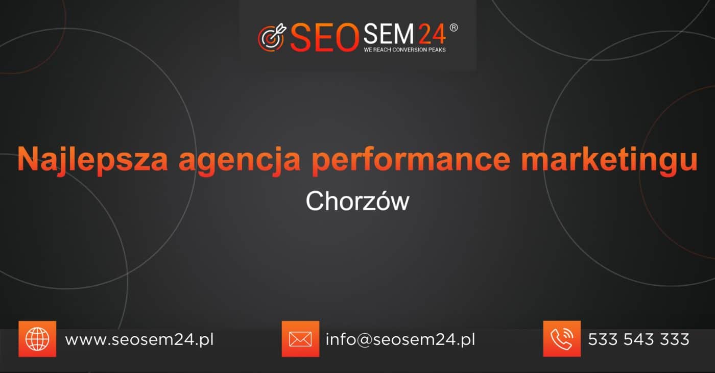 najlepsza agencja performance marketing w Chorzowie