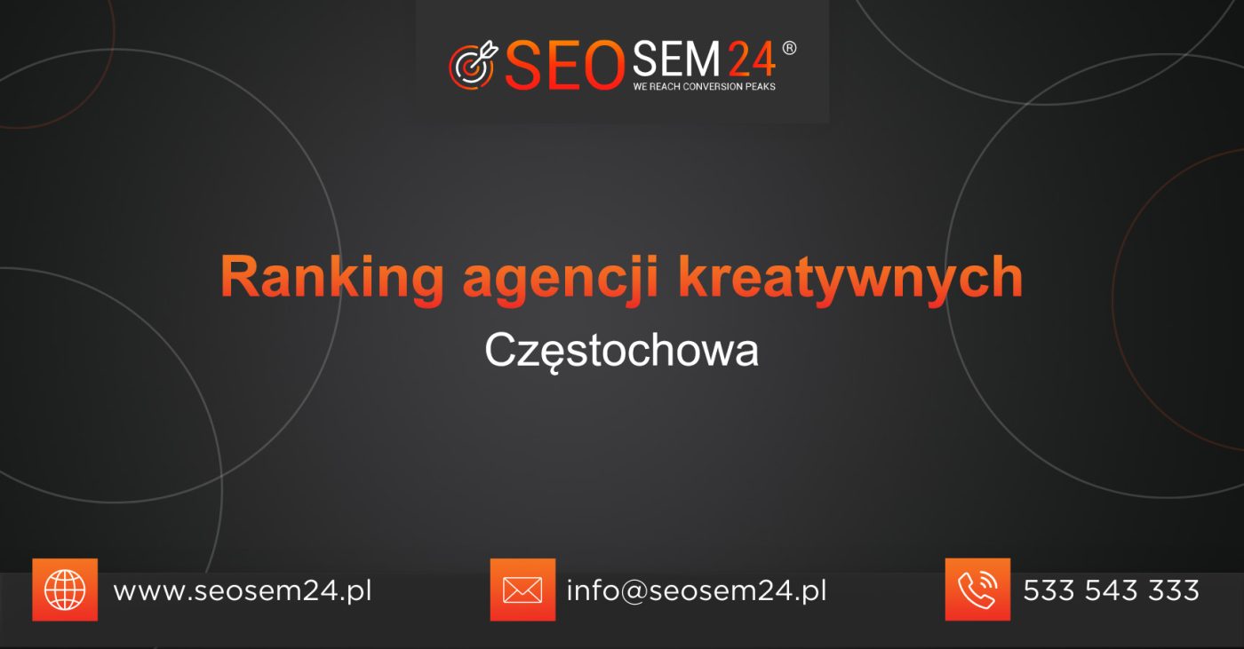 Ranking agencji kreatywnych w Częstochowie