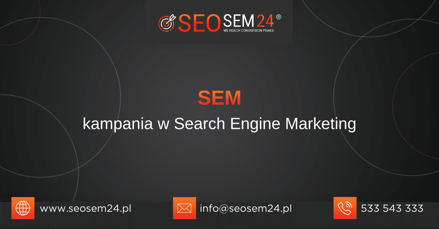 SEM - Kampania w Search Eninge Marketing - grafika