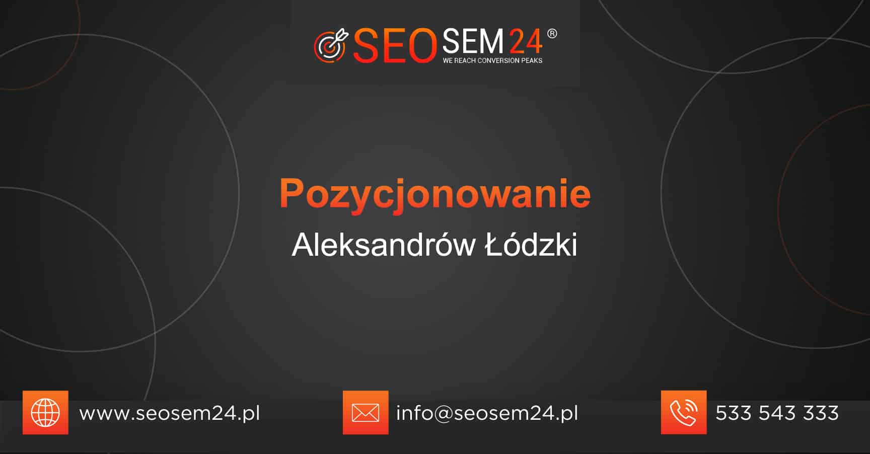 Pozycjonowanie Aleksandrów Łódzki