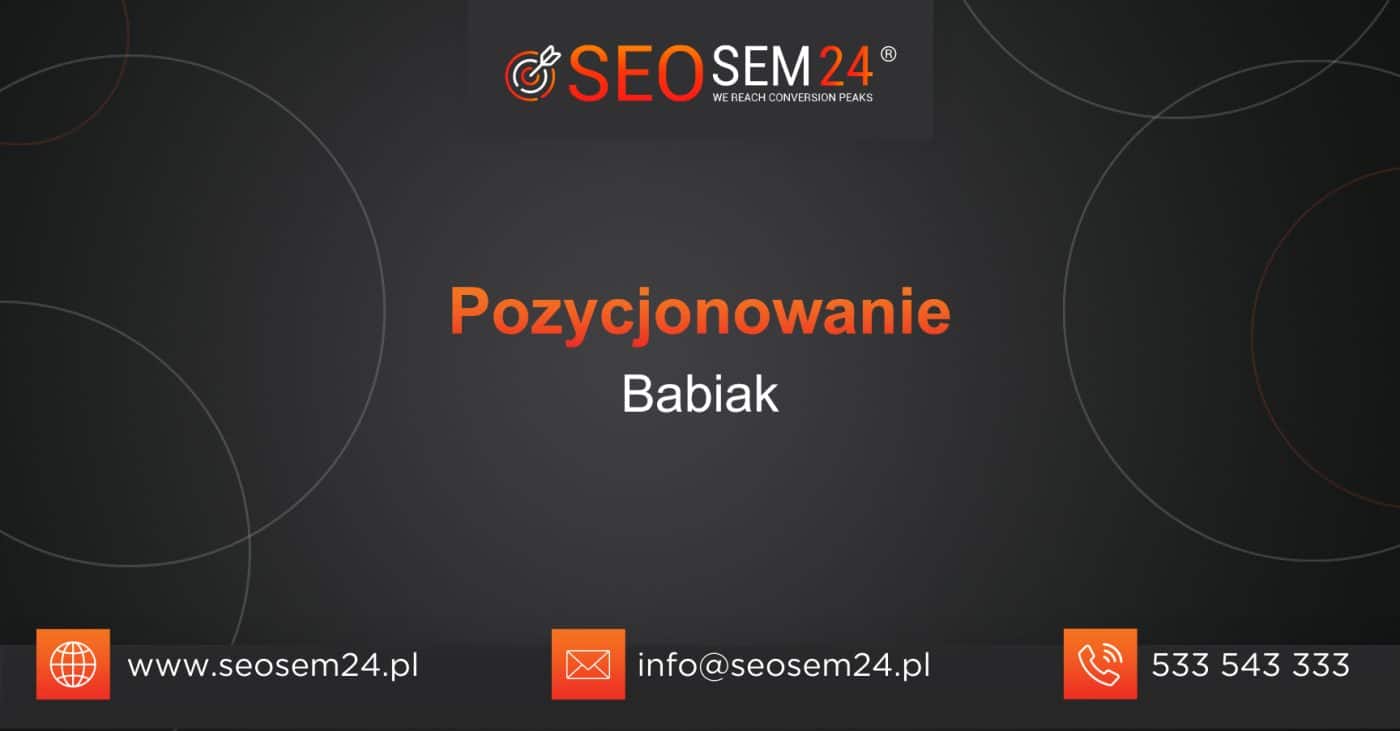 Pozycjonowanie Babiak