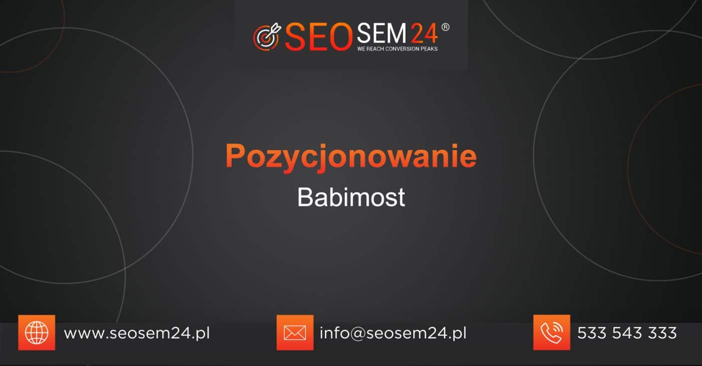 Pozycjonowanie Babimost