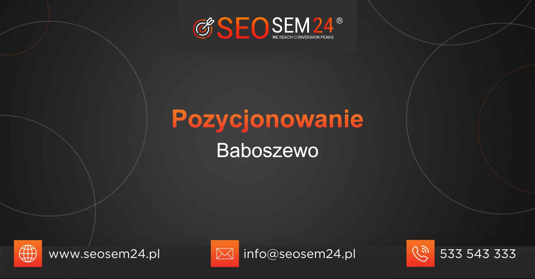 Pozycjonowanie Baboszewo