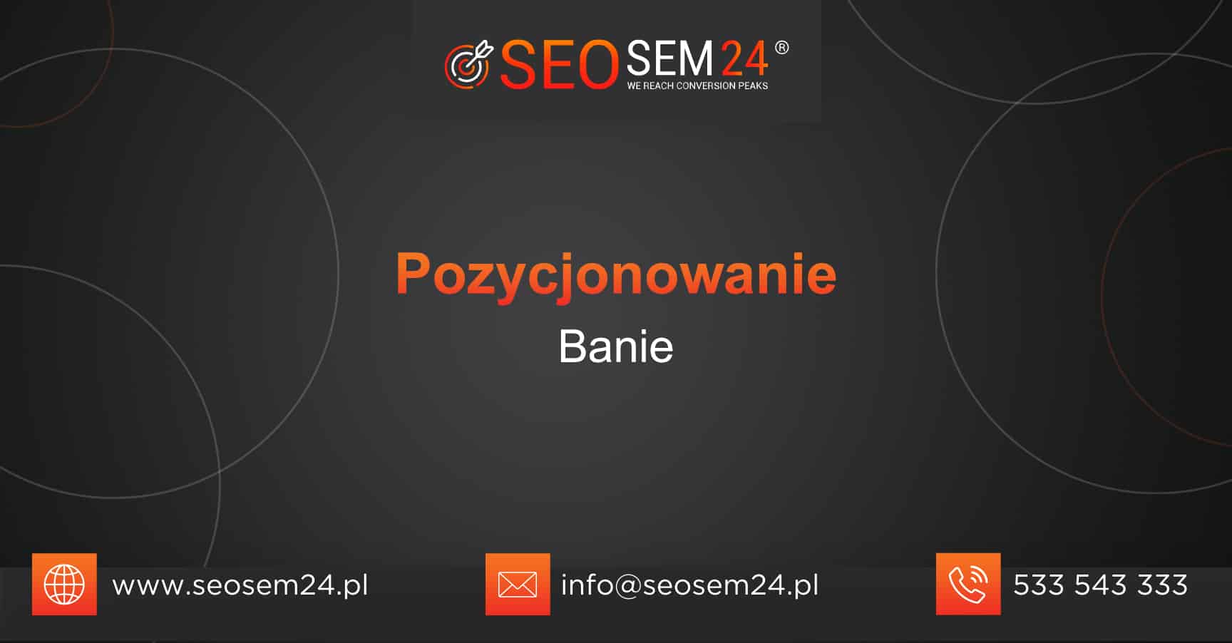 Pozycjonowanie Banie