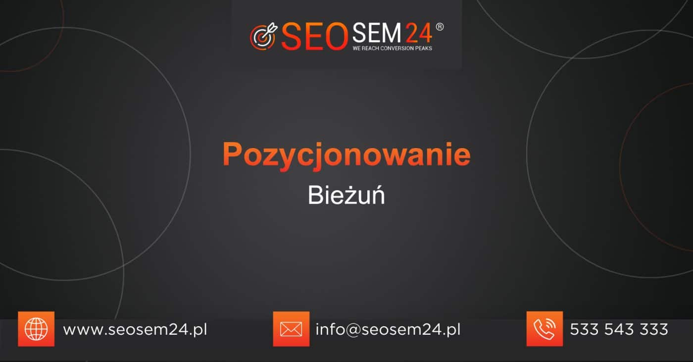 Pozycjonowanie Bieżuń