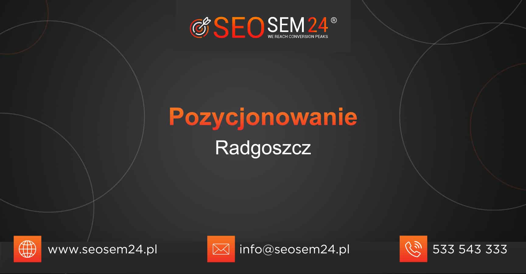 Pozycjonowanie Radgoszcz