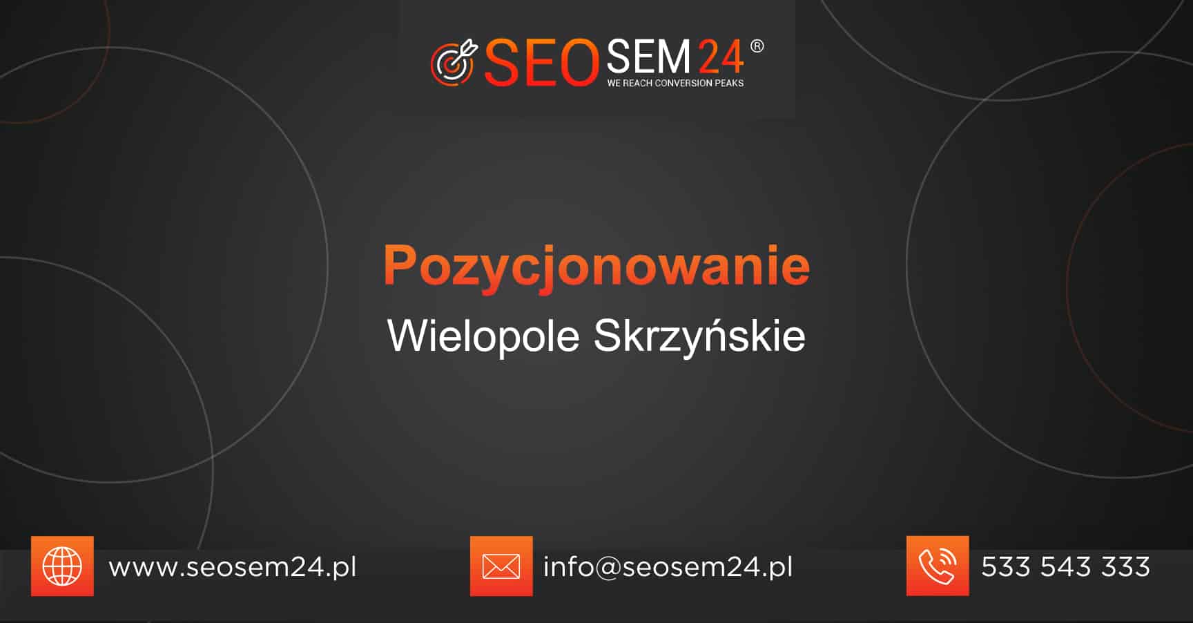 Pozycjonowanie Wielopole Skrzyńskie