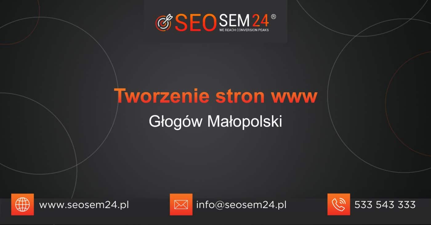 Tworzenie stron www Głogów Małopolski