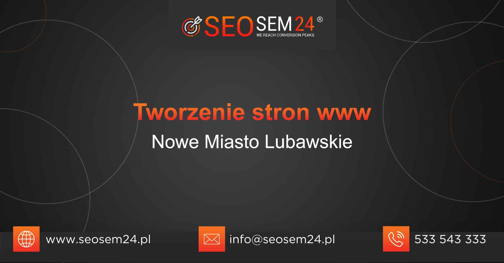 Tworzenie stron www Nowe Miasto Lubawskie