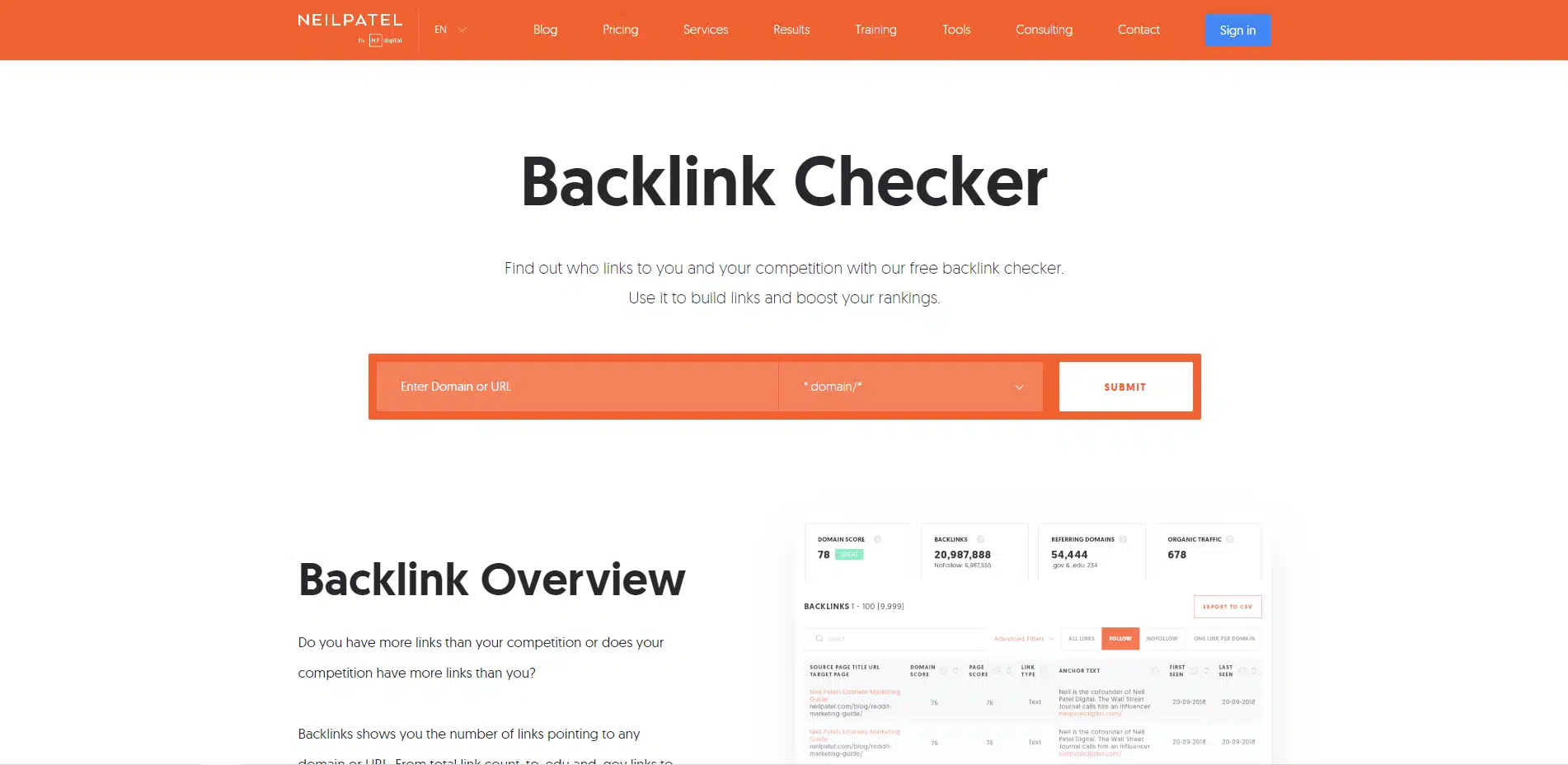 Backlink Checker - narzędzie do sprawdzania backlinków