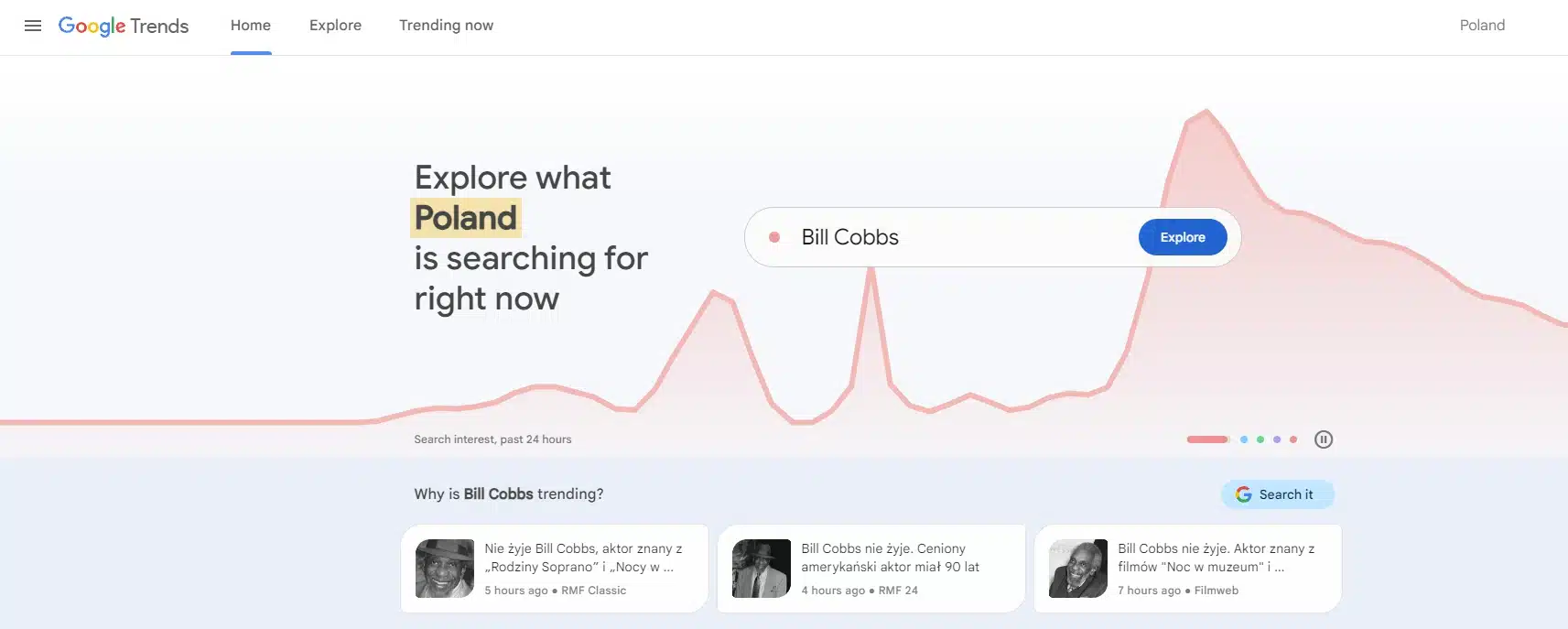 Google Trends - narzędzie do weryfikacji słów kluczowych potrzebnych do pozycjonowania strony internetowej w Radzanowie