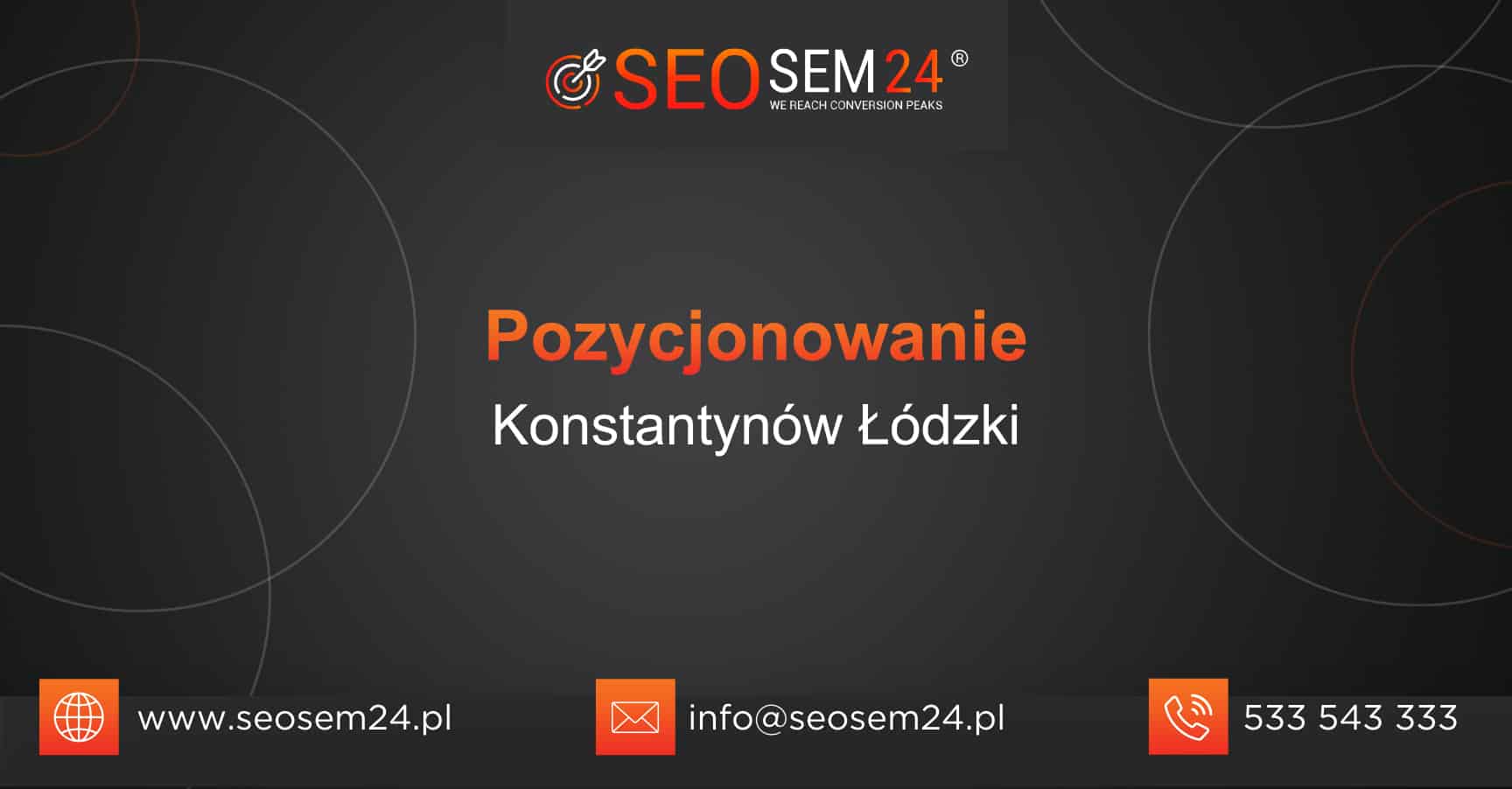 Pozycjonowanie Konstantynów Łódzki