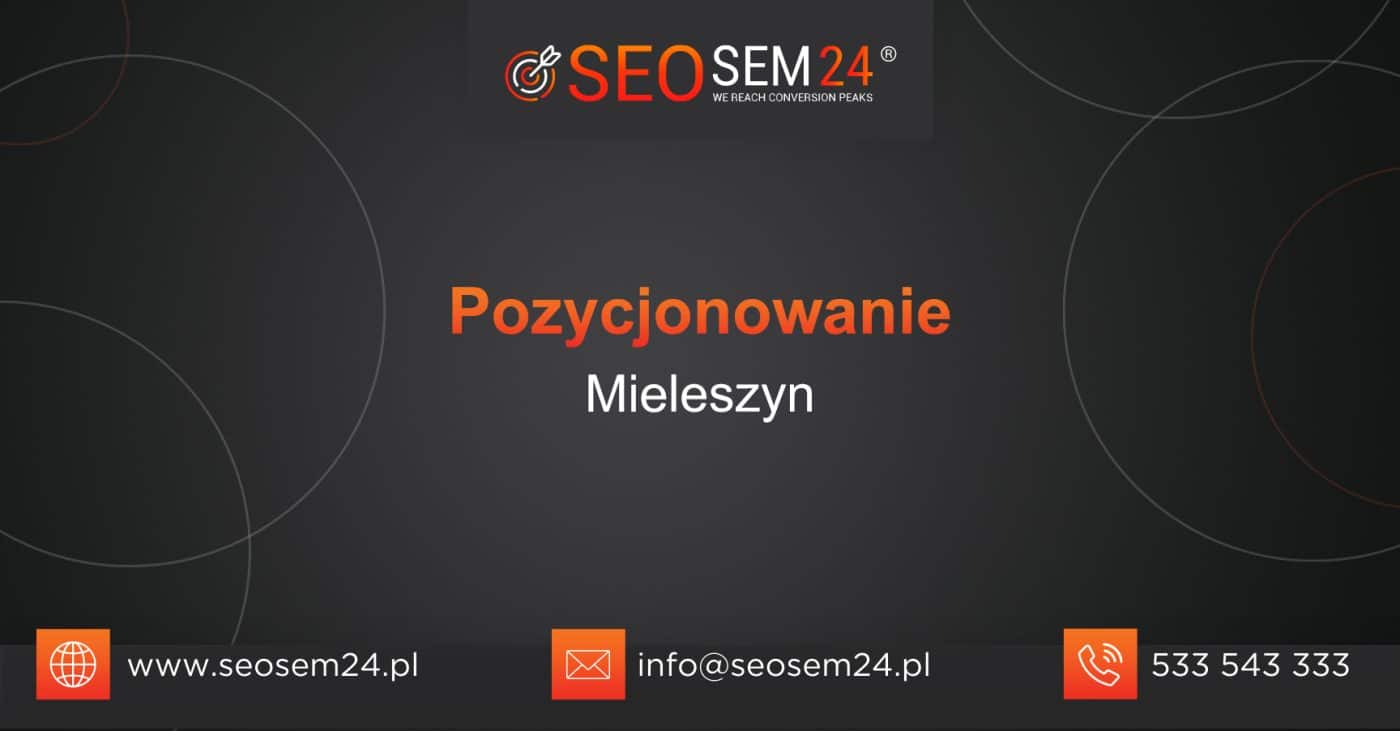 Pozycjonowanie Mieleszyn