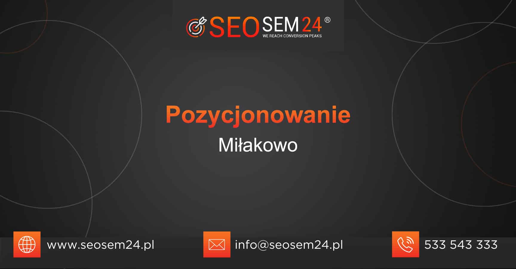 Pozycjonowanie Miłakowo