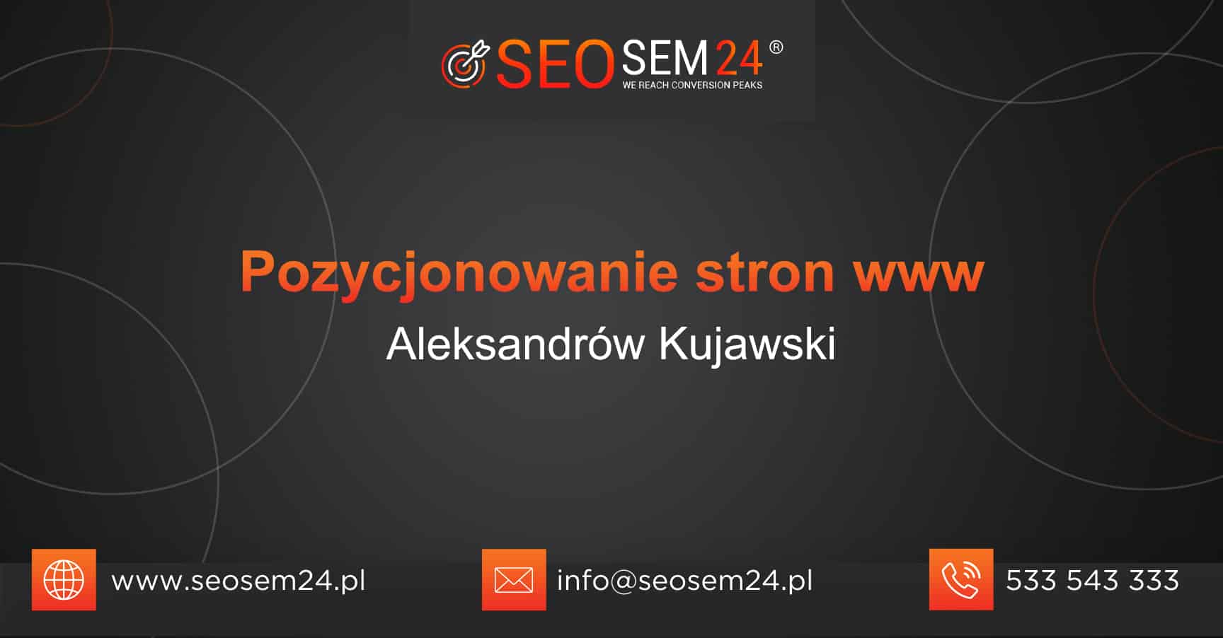 Pozycjonowanie stron www Aleksandrów Kujawski