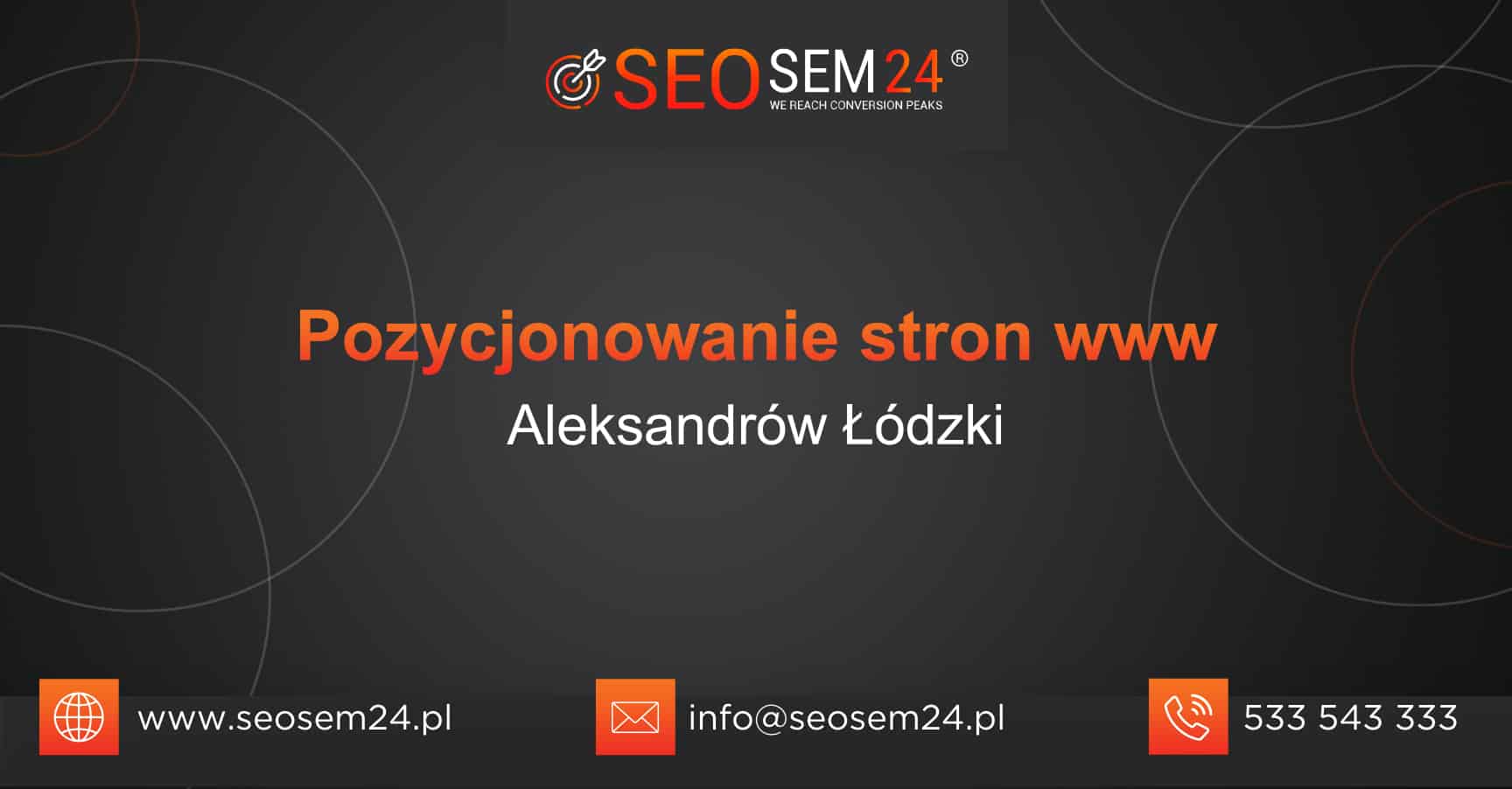 Pozycjonowanie stron www Aleksandrów Łódzki