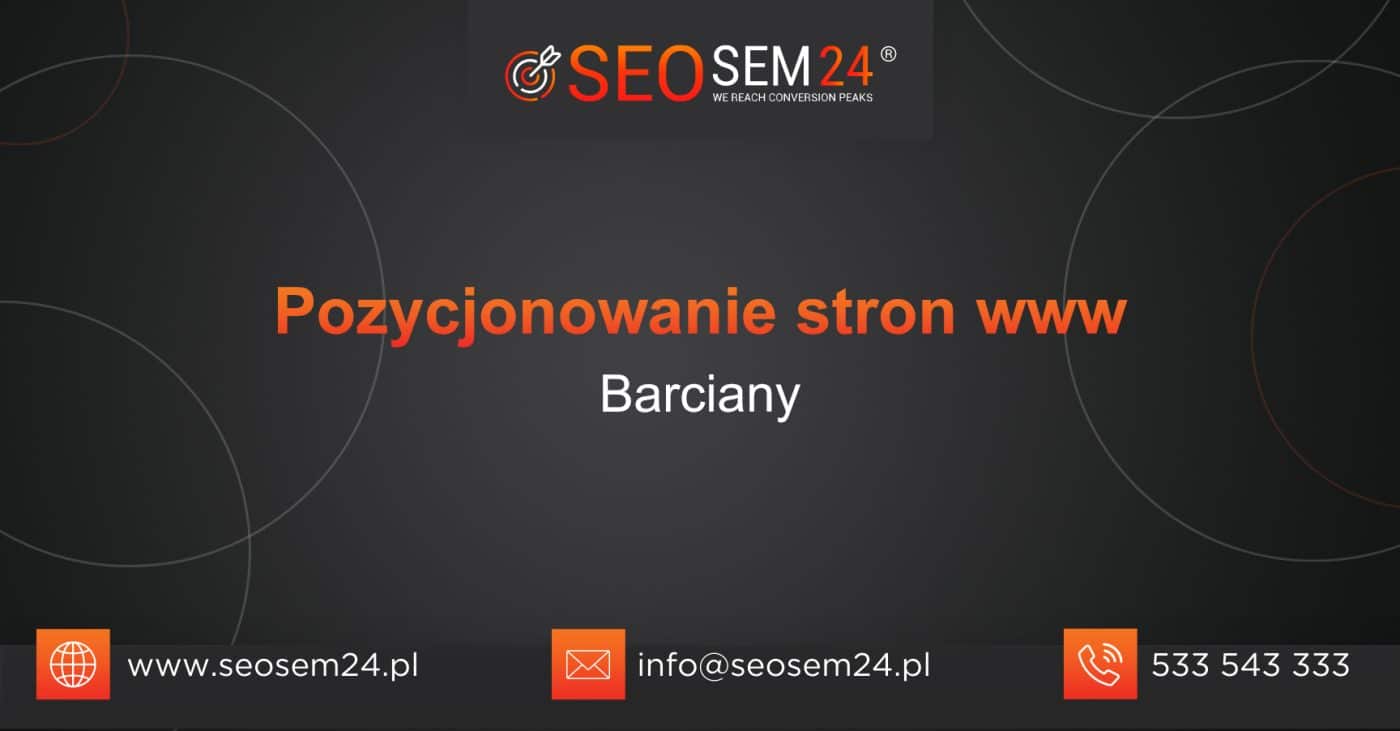 Pozycjonowanie stron www Barciany