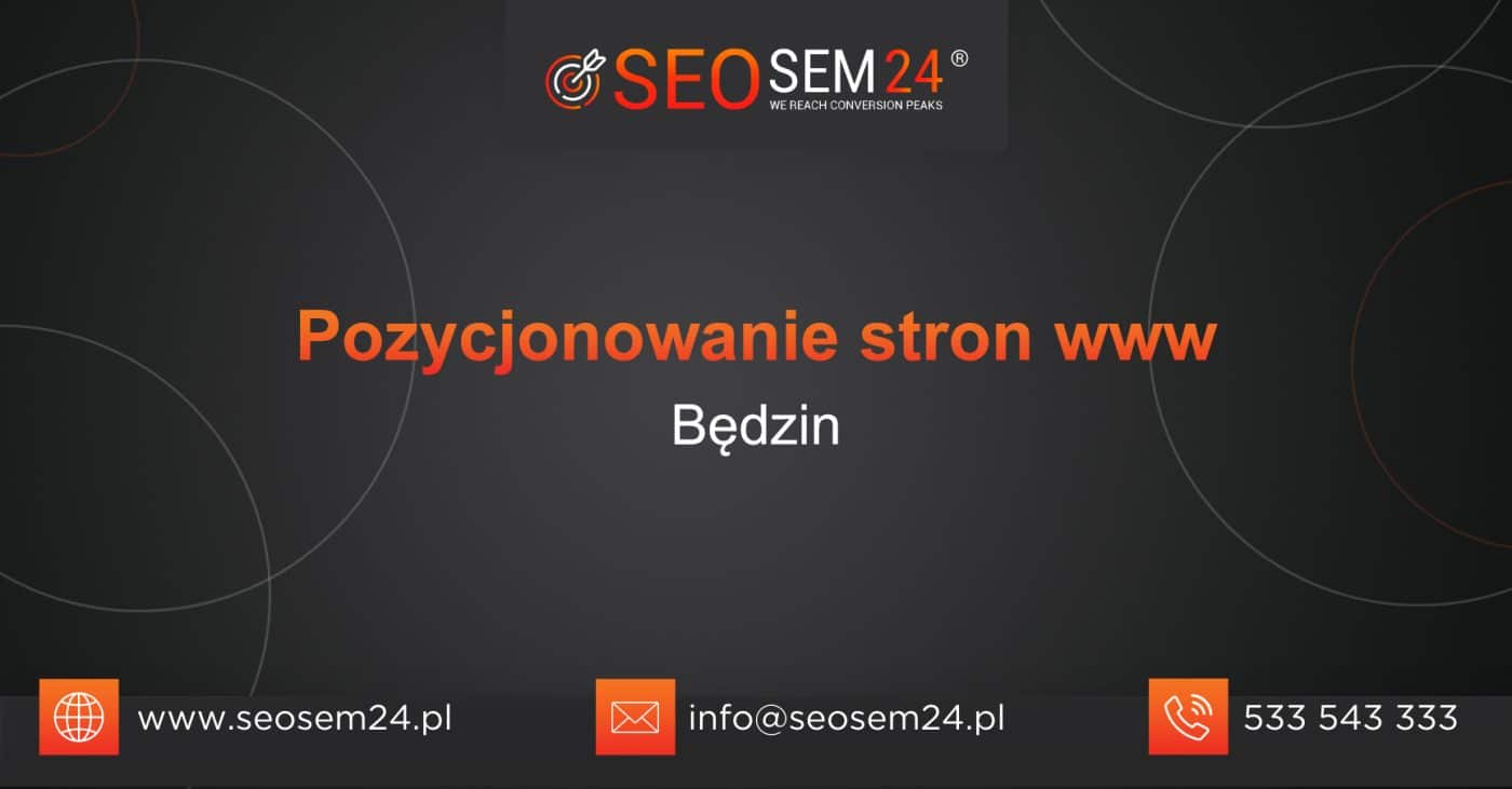 Pozycjonowanie stron www Będzin