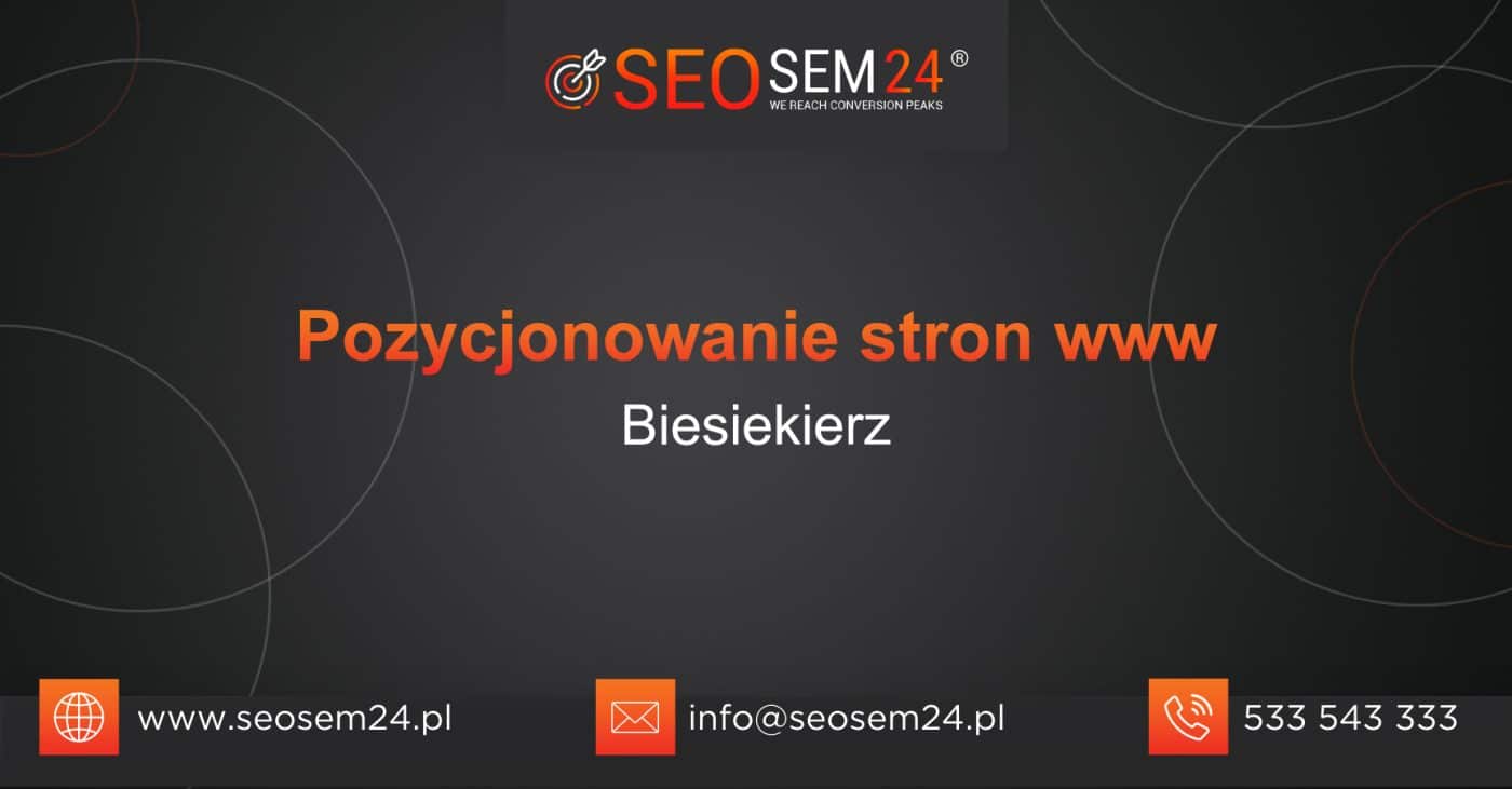 Pozycjonowanie stron www Biesiekierz