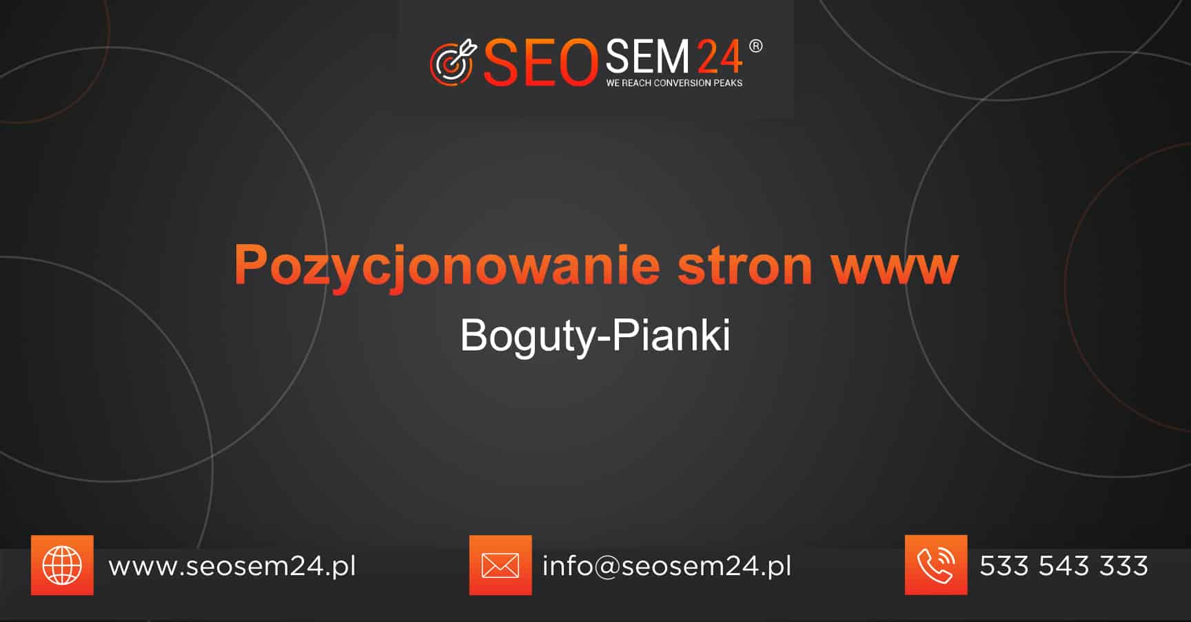 Pozycjonowanie stron www Boguty-Pianki