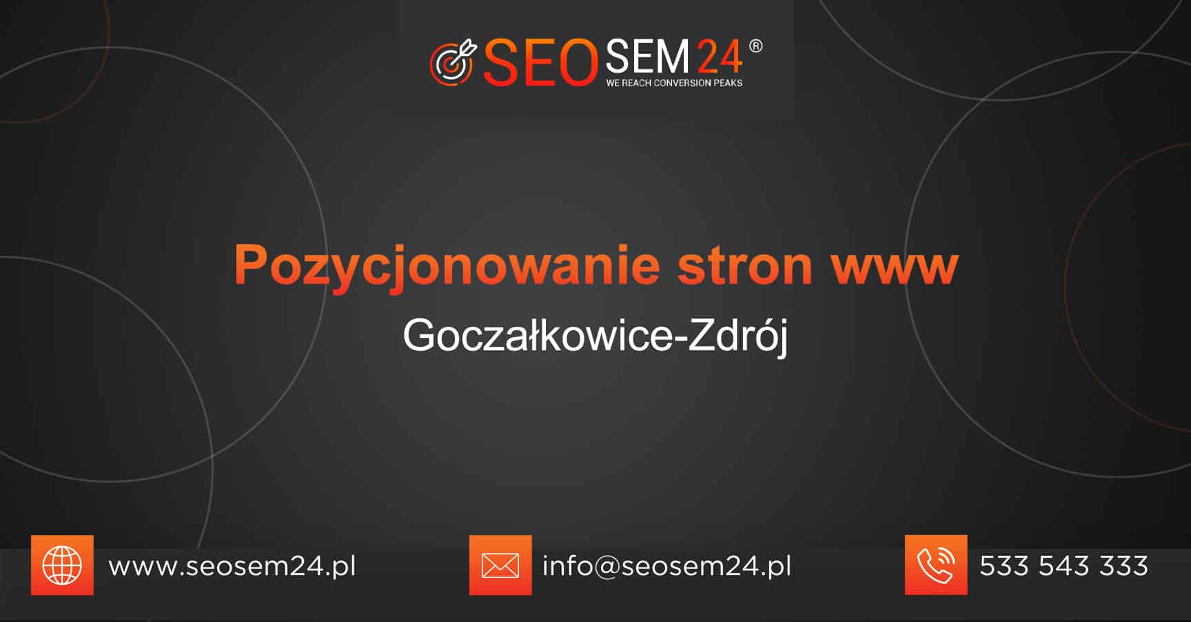 Pozycjonowanie stron www Goczałkowice-Zdrój