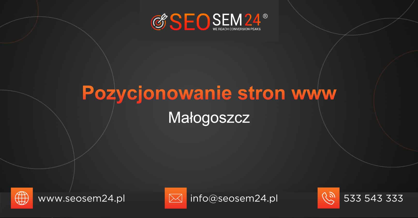 Pozycjonowanie stron www Małogoszcz