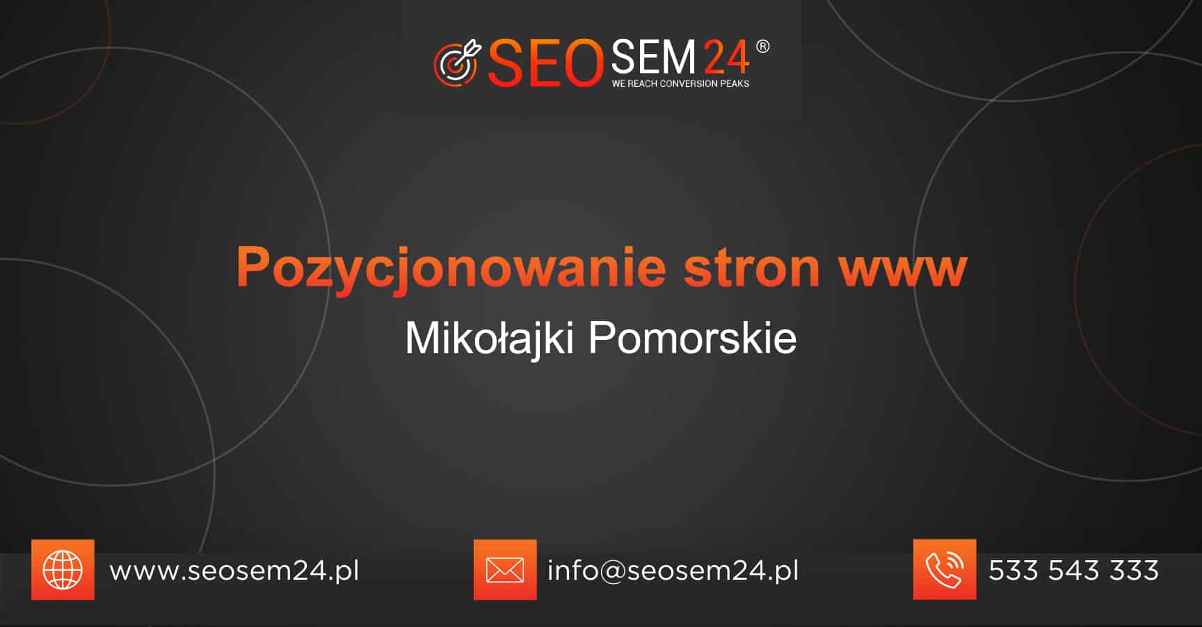 Pozycjonowanie stron www Mikołajki Pomorskie