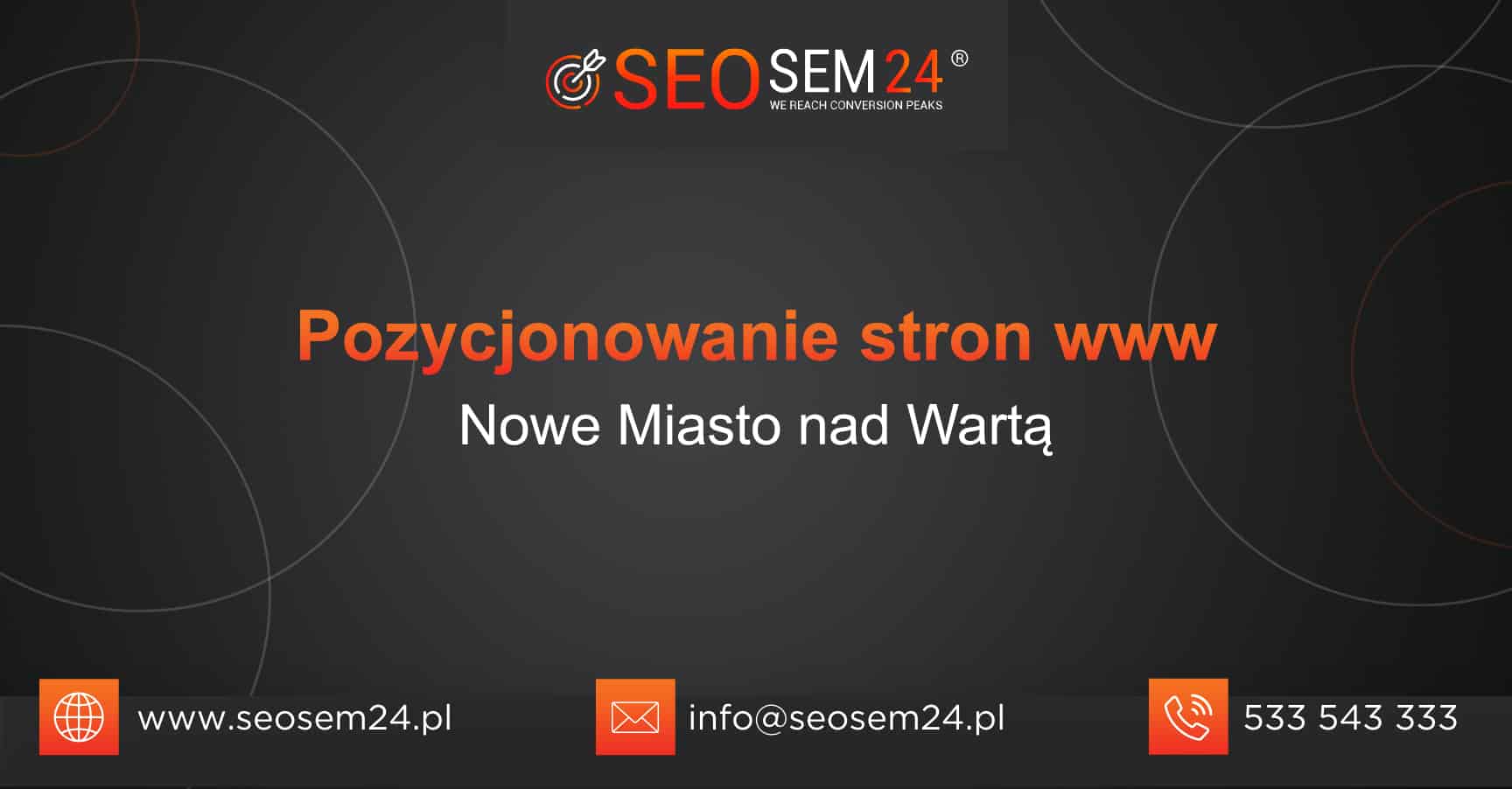 Pozycjonowanie stron www Nowe Miasto nad Wartą