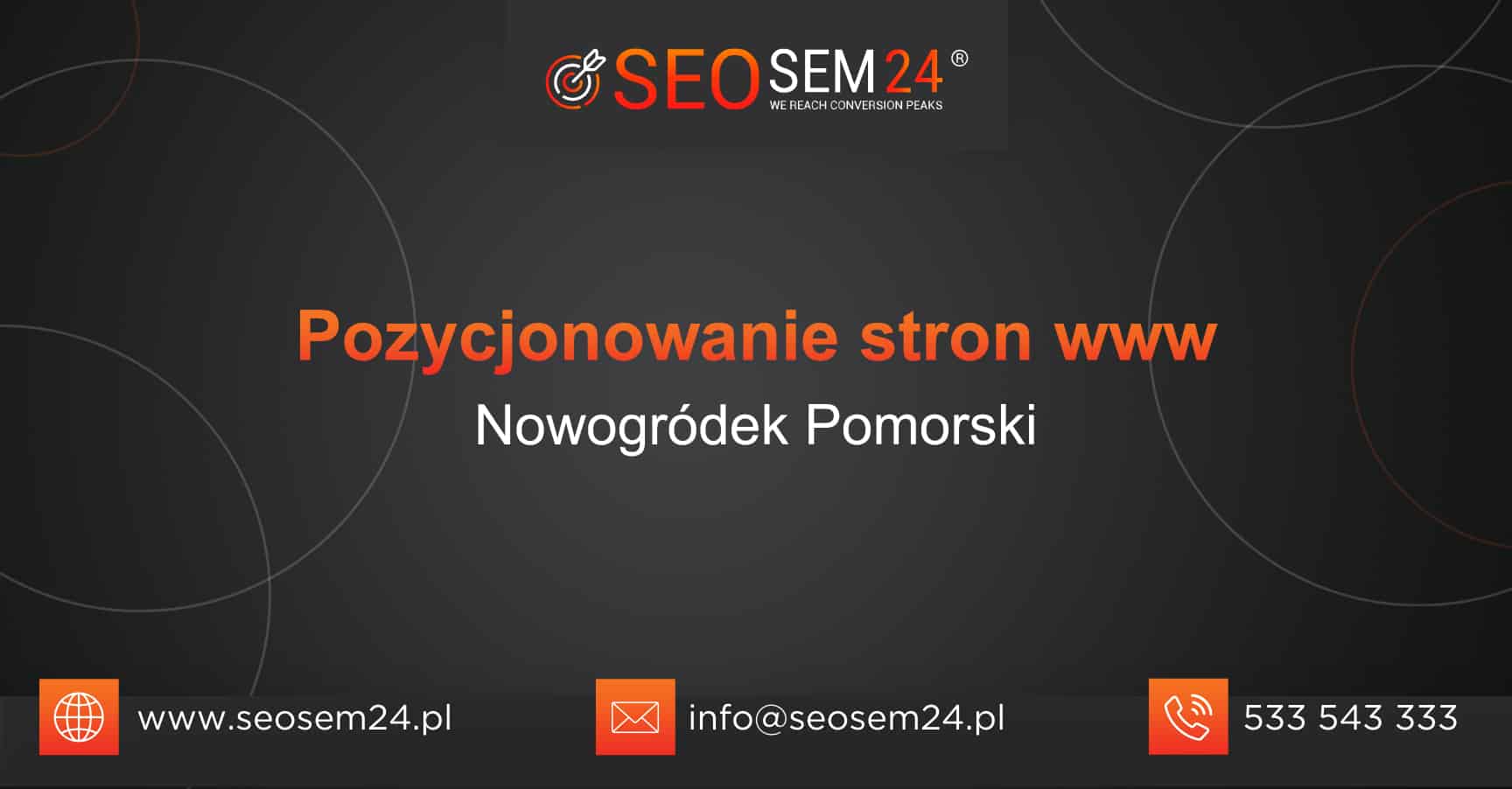 Pozycjonowanie stron www Nowogródek Pomorski