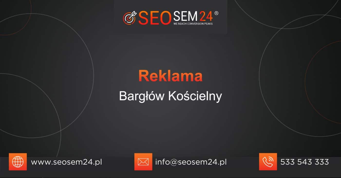 Reklama Bargłów Kościelny