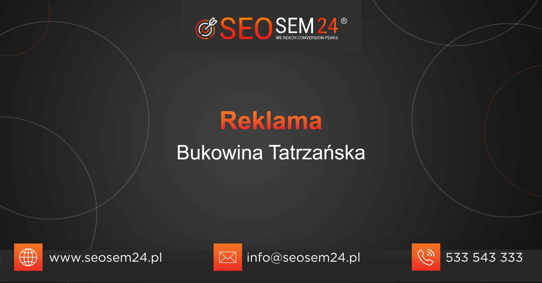 Reklama Bukowina Tatrzańska