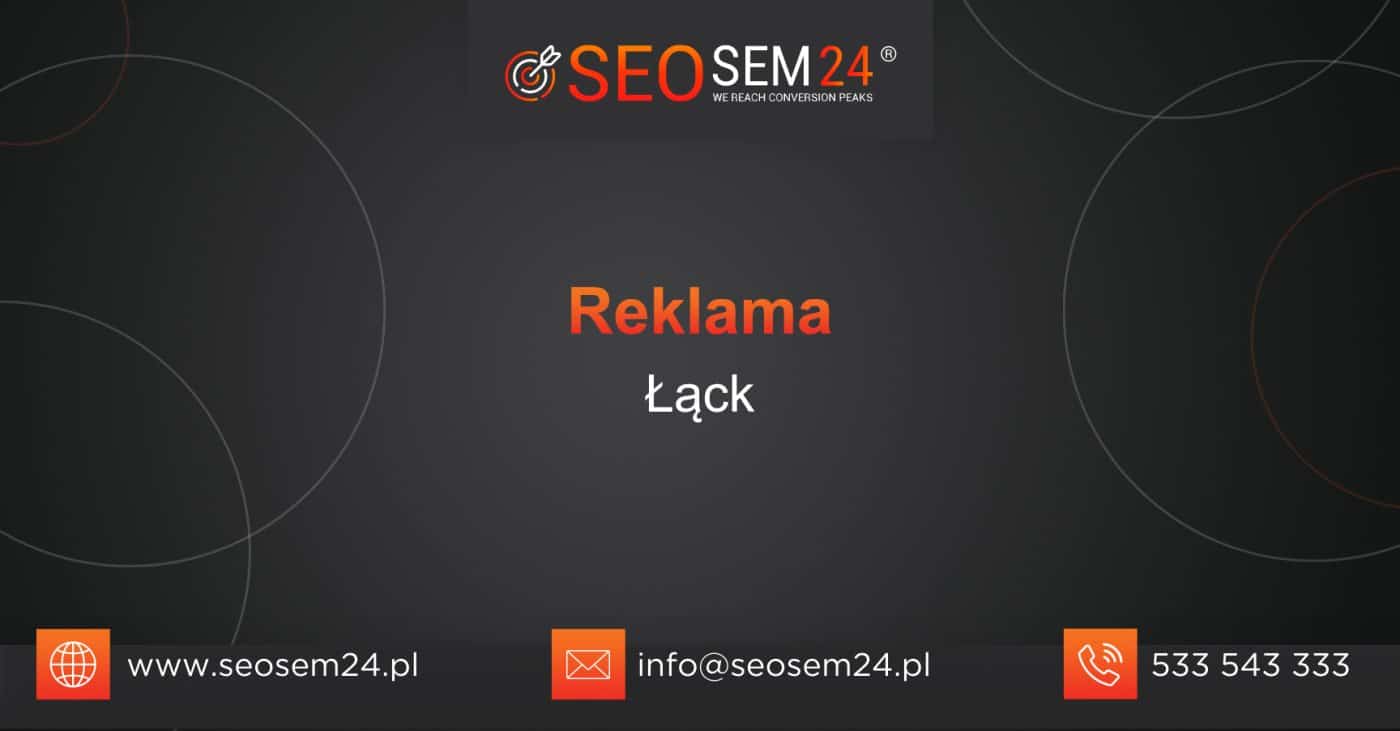 Reklama Łąck